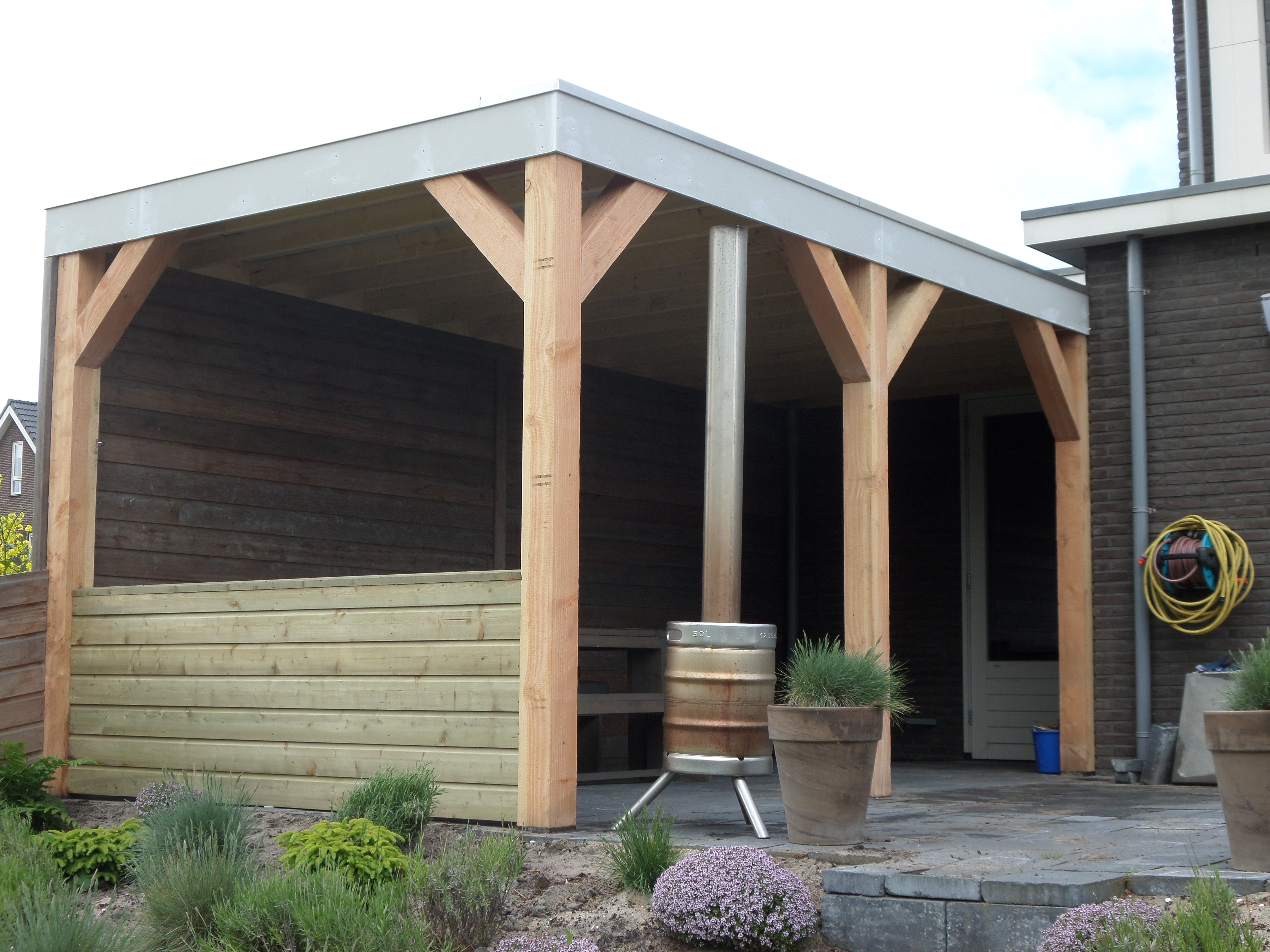 Project: Moderne veranda geplaatst