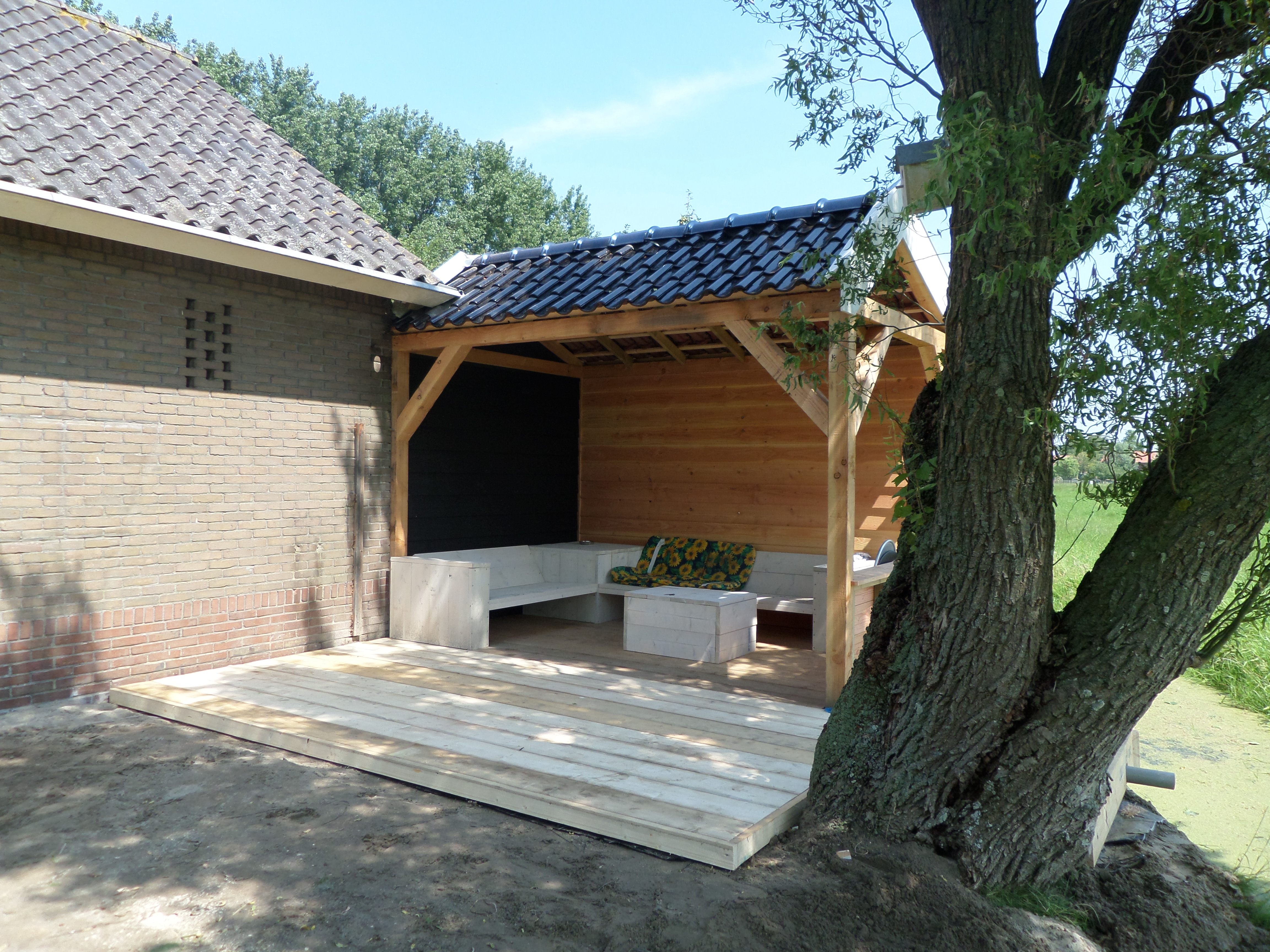 Project: Veranda met vlonder gerealiseerd