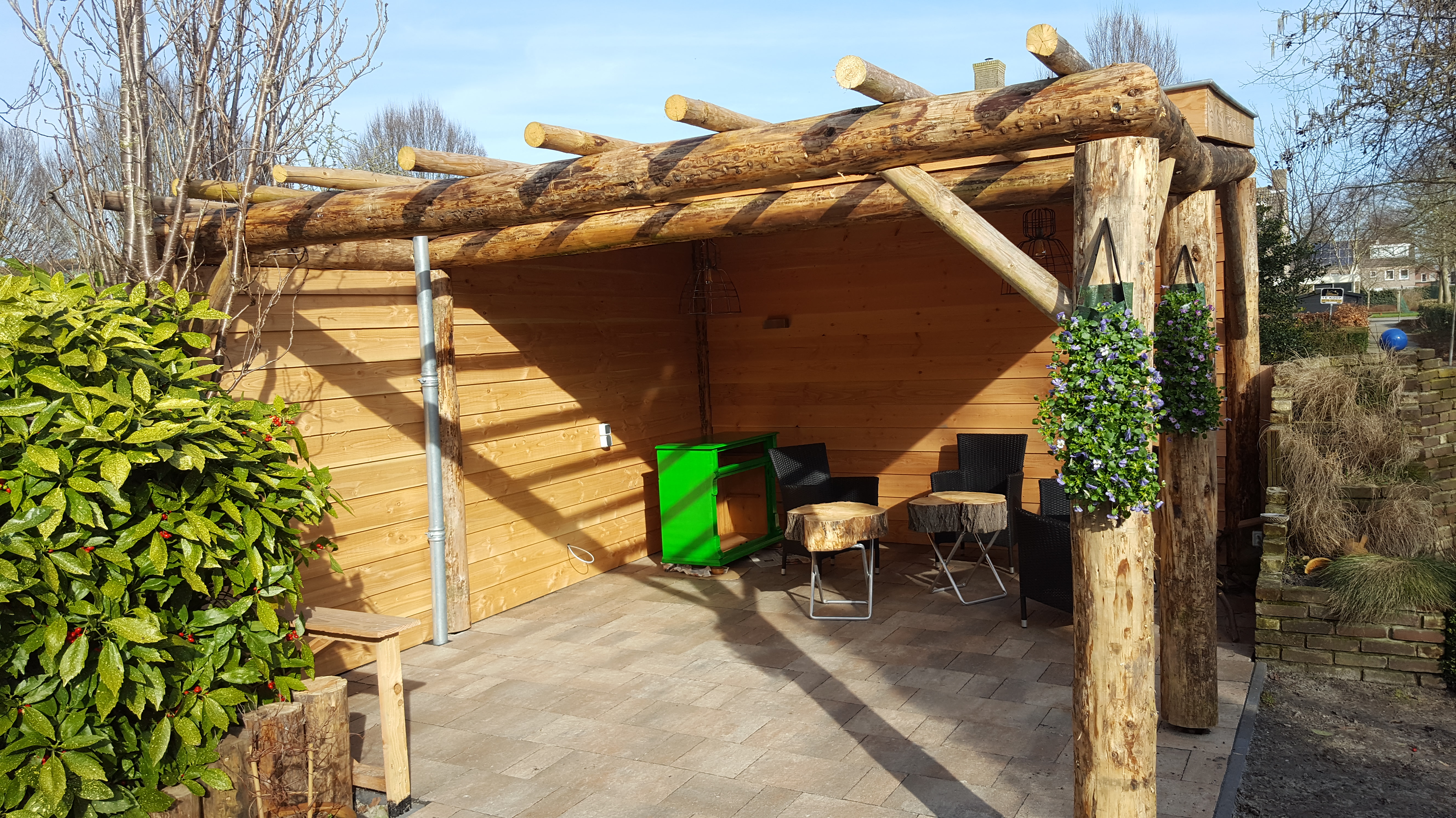 Project: Schitterende veranda met sedum dak.